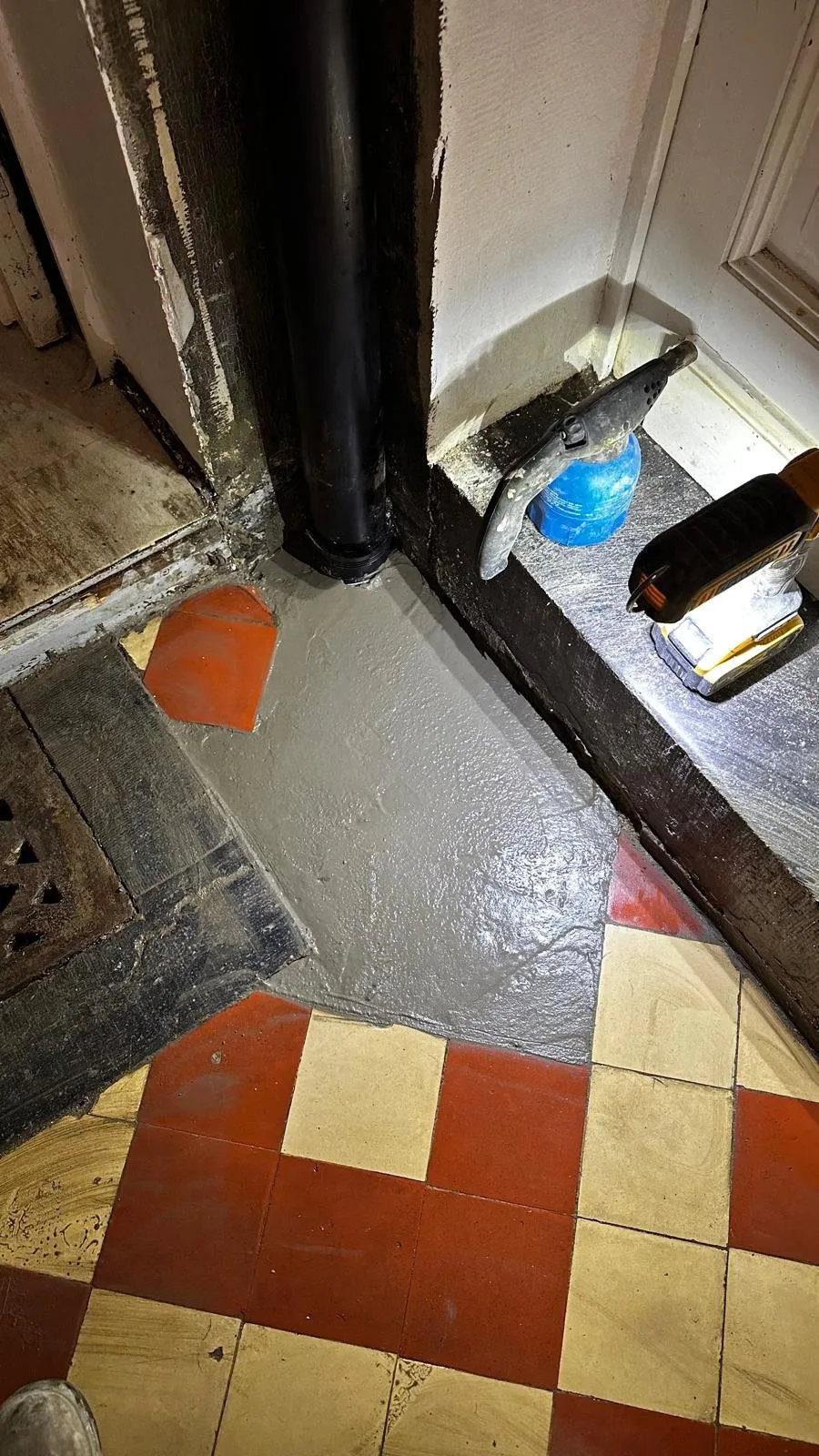 Chantier de réparation de canalisation par ITR Services